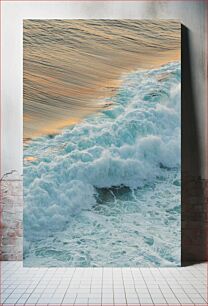 Πίνακας, Waves at Sunset Κύματα στο ηλιοβασίλεμα