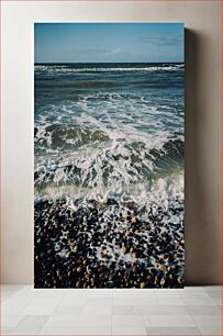 Πίνακας, Waves Crashing on Rocky Shore Κύματα που συντρίβονται στη βραχώδη ακτή
