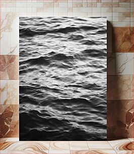 Πίνακας, Waves in Black and White Κύματα σε ασπρόμαυρο