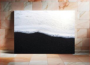 Πίνακας, Waves on Black Sand Beach Κύματα στην παραλία της Μαύρης Άμμου