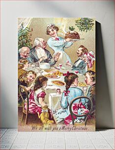 Πίνακας, We all wish you a merry Christmas (ca.1800–1900) from Rare Book Division