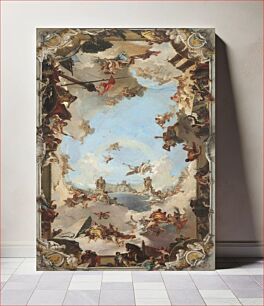 Πίνακας, Wealth and Benefits of the Spanish Monarchy under Charles III (1762) by Giovanni Battista Tiepolo