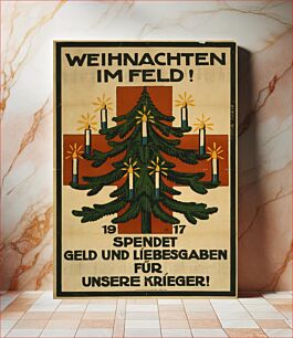 Πίνακας, Weinachten im Feld! 1917. Spendet Geld und Liebesgaben für unsere Krieger! / AM