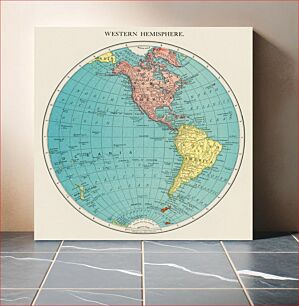 Πίνακας, Western Hemisphere, World Atlas by Rand, McNally and