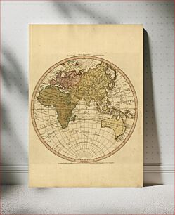 Πίνακας, Western New World or Hemisphere. Eastern Old World or Hemisphere (1786) by S.l