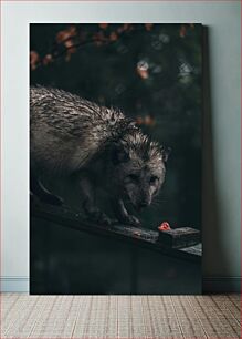 Πίνακας, Wet Animal on a Dark Day Βρεγμένο ζώο σε μια σκοτεινή μέρα