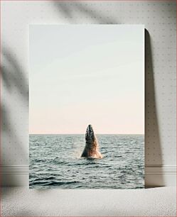 Πίνακας, Whale Breaching the Ocean Surface Φάλαινα που παραβιάζει την επιφάνεια του ωκεανού