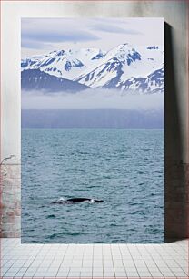 Πίνακας, Whale in Northern Waters Φάλαινα στα βόρεια νερά