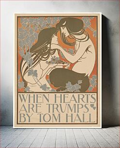 Πίνακας, When hearts are trumps by Tom Hall by Will H. Bradley