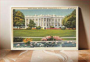 Πίνακας, White House, south front, Washington, D. C