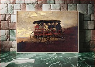 Πίνακας, White Mountain Wagon by Winslow Homer