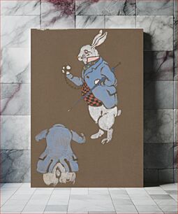 Πίνακας, White Rabbit (1915) Costume Design for Alice in Wonderland in high resolution by William Penhallow Henderson