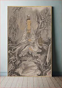 Πίνακας, White-Robed Kannon by Kawanabe Kyosai