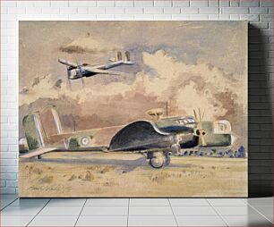 Πίνακας, Whitley Bombers Sunning (1940) by Paul Nash