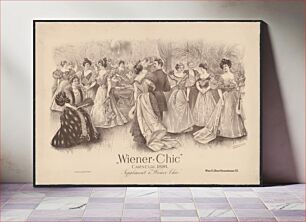 Πίνακας, "Wiener-Chic" carneval 1896