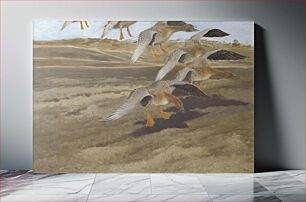 Πίνακας, Wild Geese (1905) by Bruno Liljefors