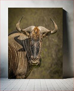 Πίνακας, Wildebeest Close-Up Κοντινό πλάνο Wildebeest