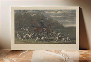 Πίνακας, William Long, Huntsmen to his Grace the duke of Beaufort, on his Favorite Horse (Milkman)