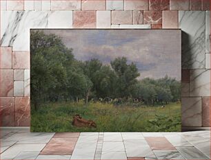 Πίνακας, Willows on a meadow by Nysø by Niels Skovgaard