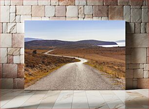 Πίνακας, Winding Road Through Arid Landscape Ελικοειδής δρόμος μέσα από άνυδρο τοπίο