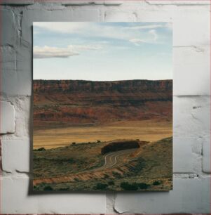Πίνακας, Winding Road through Desert Landscape Ελικοειδής δρόμος μέσα από το τοπίο της ερήμου