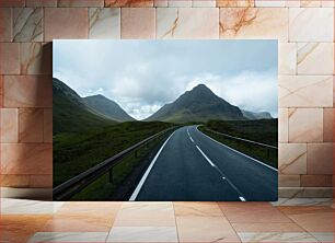 Πίνακας, Winding Road through Mountain Landscape Ελικοειδής δρόμος μέσα από το ορεινό τοπίο