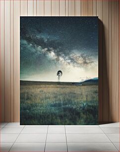 Πίνακας, Windmill Under the Night Sky Ανεμόμυλος κάτω από τον νυχτερινό ουρανό