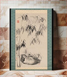 Πίνακας, Window onto Bamboo on a Rainy Day