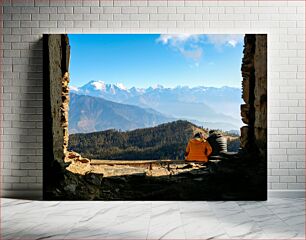 Πίνακας, Window to the Mountains Παράθυρο στα βουνά