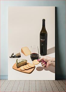Πίνακας, Wine and Cheese Setup Ρύθμιση κρασιού και τυριού