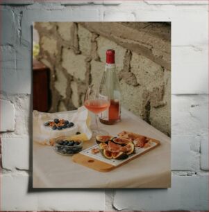 Πίνακας, Wine and Cheese Spread Επάλειψη κρασιού και τυριού
