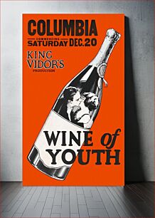 Πίνακας, Wine of Youth film poster (1924) chromolithograph by Metro-Goldwyn-Mayer