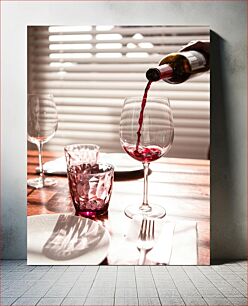Πίνακας, Wine Pouring on a Sunny Day Έκχυση κρασιού σε μια ηλιόλουστη μέρα