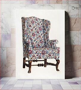 Πίνακας, Wing Chair (1941) by Rolland Livingstone