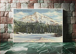 Πίνακας, Winter at Mt. Rainier, Washington