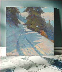 Πίνακας, Winter country by Lajos Csordák