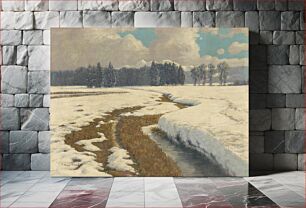 Πίνακας, Winter country, Viktor Olgyai