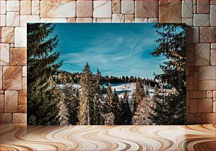 Πίνακας, Winter Forest Landscape Χειμερινό δασικό τοπίο