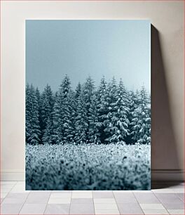 Πίνακας, Winter Forest Scene Χειμερινή Σκηνή Δάσους