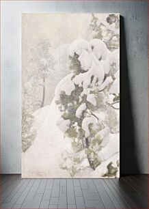 Πίνακας, Winter landscape, 1926, by Pekka Halonen