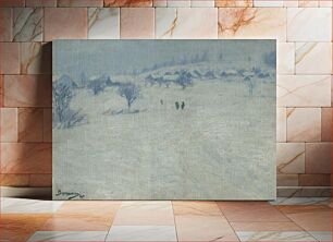 Πίνακας, Winter landscape by Vasiliy Vasilievich Vereshchagin