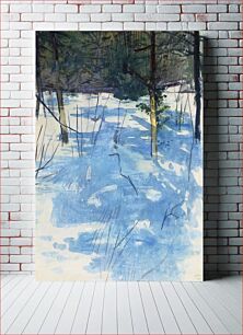 Πίνακας, Winter, Monadnock (ca.1900) by Abbott Handerson Thayer