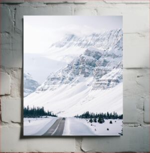 Πίνακας, Winter Road Through Mountains Winter Road Through Mountains