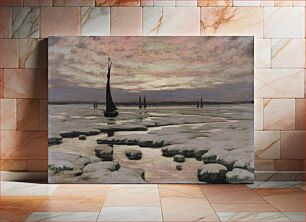 Πίνακας, Winter Sunset, Birge Harrison