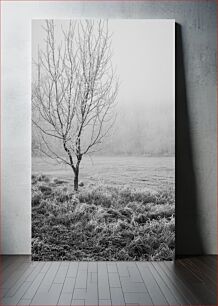 Πίνακας, Winter Tree in Fog Χειμωνιάτικο Δέντρο στην Ομίχλη