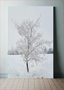 Πίνακας, Winter Tree in Snow Χειμερινό δέντρο στο χιόνι