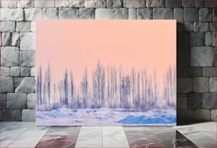 Πίνακας, Winter Trees at Dawn Χειμωνιάτικα Δέντρα την Αυγή