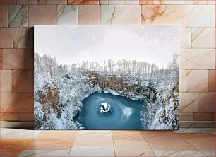 Πίνακας, Winter Wonderland Quarry Λατομείο της Χειμερινής Χώρας των Θαυμάτων