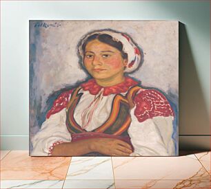 Πίνακας, Woman from lužná by Štefan Polkoráb