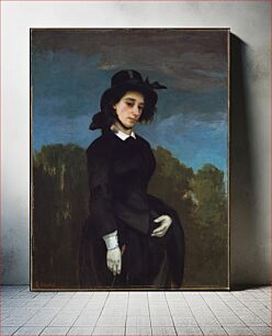 Πίνακας, Woman in a Riding Habit (L'Amazone) by Gustave Courbet